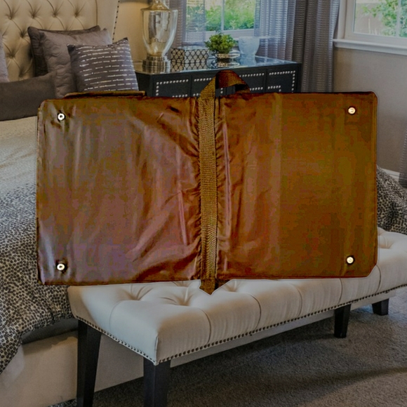 Eddie Bauer Black Infant Baby Portable Travel Bed Crib Carrier Changing Station - Picture 3 of 7